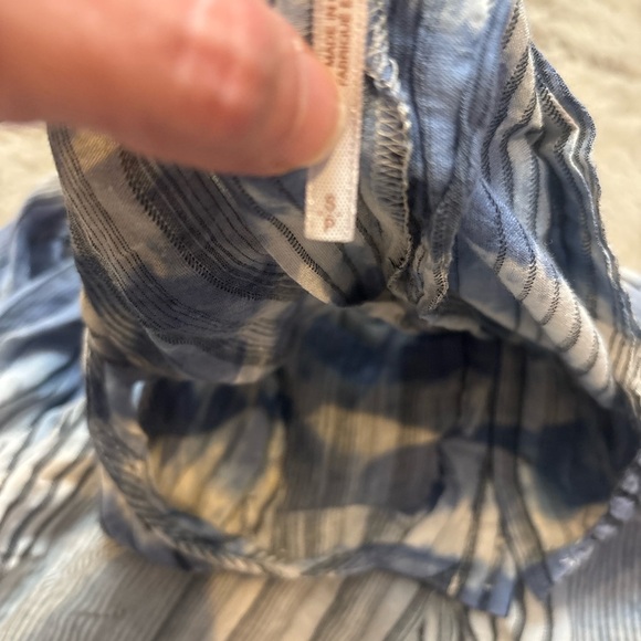 Free People Blue and White Striped Tank Top - Picture 3 of 4